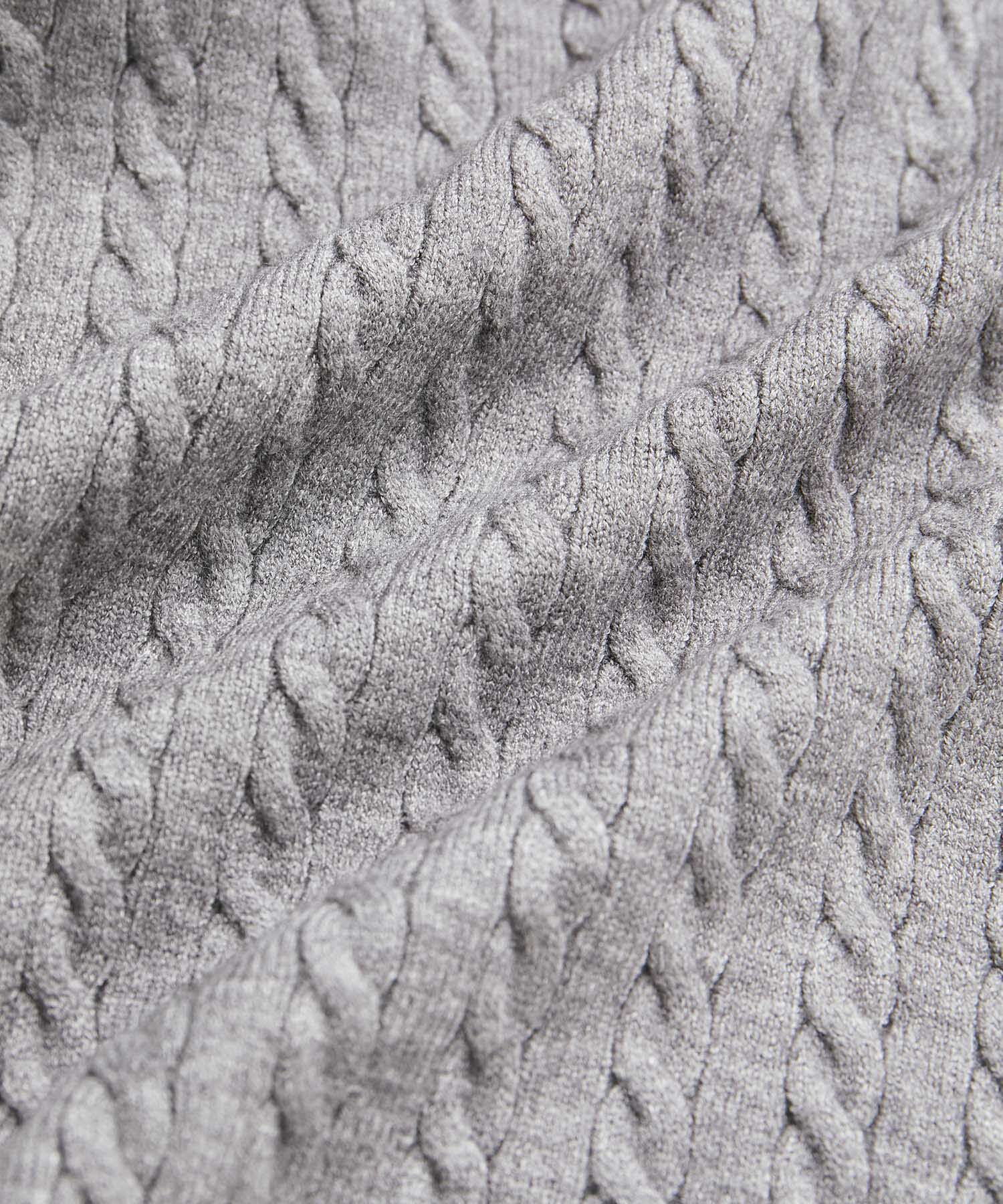 ROPE PICNIC PASSAGE「ケーブル編みニットアームボレロ」|カーディガン|