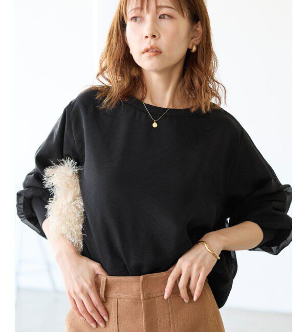 Rope&rsquo;Picnic「シアーレイヤードカットソートップス」|Tシャツ・カットソー|クロメイン