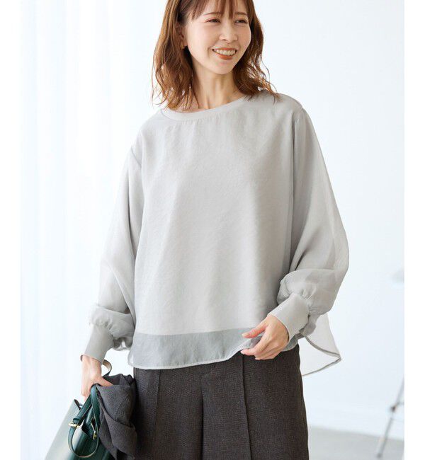 Rope&rsquo;Picnic「シアーレイヤードカットソートップス」|Tシャツ・カットソー|