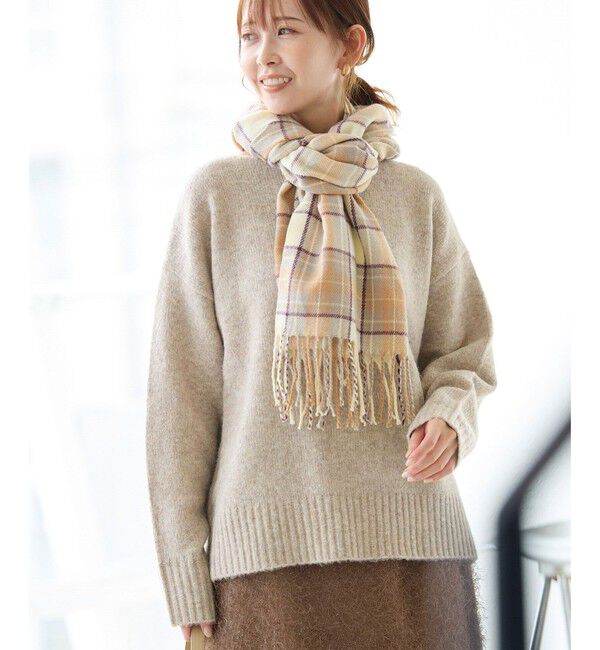 Rope&rsquo;Picnic「ボートネックニットプルオーバー/光吸収発熱・帯電防止・洗濯機OK」|ニット・セーター|