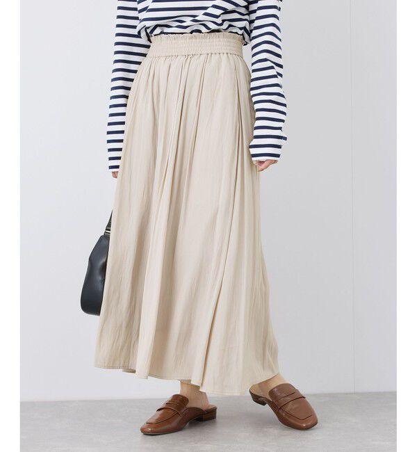 Rope&rsquo;Picnic「低身長・小柄さん向け/イージースカーチョ/UVカット・洗濯機OK」|チノ|ベージュ