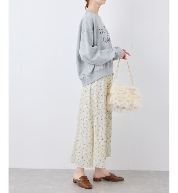 Rope&rsquo;Picnic「小花柄セミフレアロングスカート」|スカート|