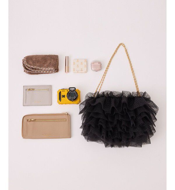 ROPE PICNIC PASSAGE「キラキラシアーフリルチェーンショルダーバッグ」|ショルダー・メッセンジャー|