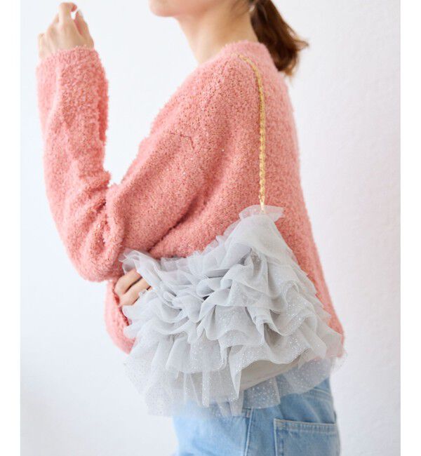 ROPE PICNIC PASSAGE「キラキラシアーフリルチェーンショルダーバッグ」|ショルダー・メッセンジャー|