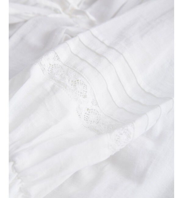 Rope&rsquo;Picnic「【接触冷感・通気性】お着軽シャツシリーズ/綿ボイルガウンワンピース」|ワンピース|