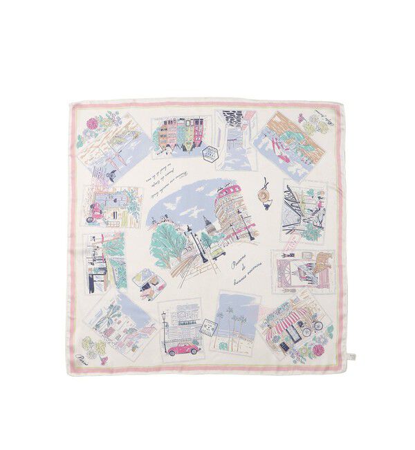 ROPE PICNIC PASSAGE「Souvenirs de voyage スカーフ」|バンダナ・スカーフ|