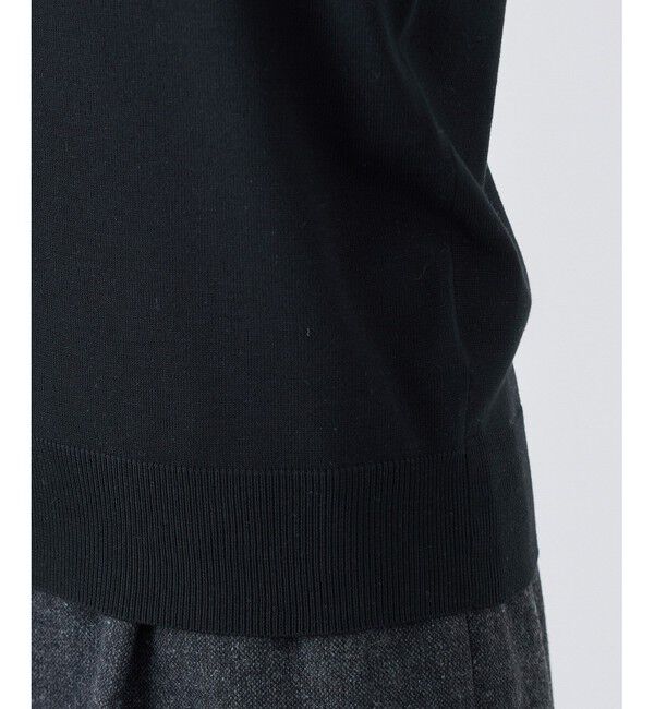 Rope&rsquo;Picnic「ゴールドパーツ配色ニットプルオーバー/帯電防止・アンチピリング・洗濯機OK」|ニット・セーター|