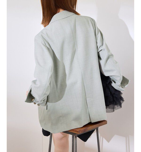 Rope&rsquo;Picnic「【抗菌防臭・接触冷感・UVカット】カナパ金ボタンジャケット/通勤・セットアップ対応」|テーラードジャケット|