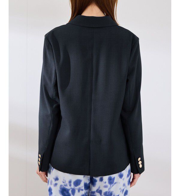 Rope&rsquo;Picnic「【抗菌防臭・接触冷感・UVカット】カナパ金ボタンジャケット/通勤・セットアップ対応」|テーラードジャケット|