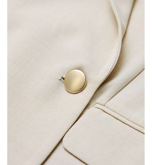 Rope&rsquo;Picnic「【抗菌防臭・接触冷感・UVカット】カナパ金ボタンジャケット/通勤・セットアップ対応」|テーラードジャケット|