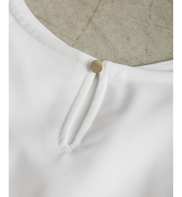 Rope&rsquo;Picnic「【UVカット・接触冷感】Cutee チュールフリルトップス」|Tシャツ・カットソー|