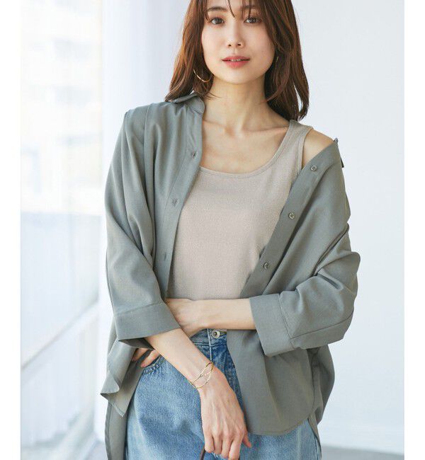 Rope&rsquo;Picnic「ラメテレコタンクトップ」|タンクトップ|