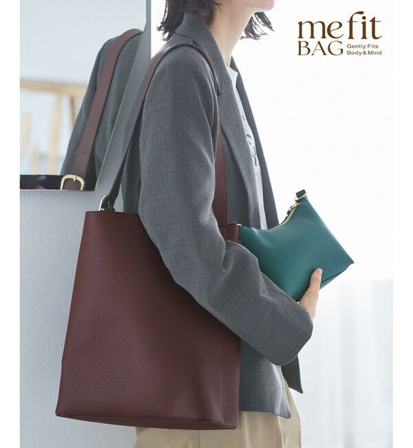 ROPE PICNIC PASSAGE「【A4対応】me fit BAG ワンショルダートート＆ミニショルダーバッグ/2点セット・通勤対応」|ショルダー・メッセンジャー|ブラウン系(21)