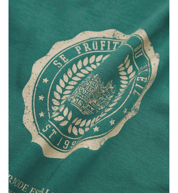 Rope&rsquo;Picnic「袖フリルカレッジロゴTシャツ」|Tシャツ・カットソー|