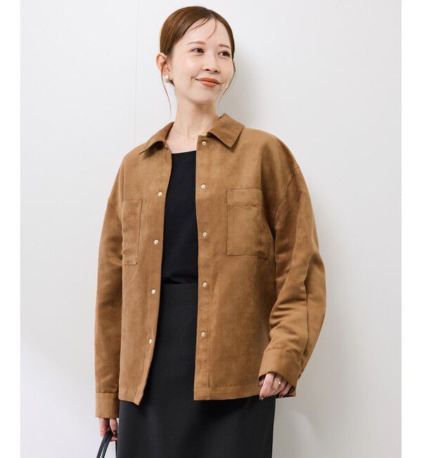 Rope&rsquo;Picnic「スエードシャツ」|シャツ・ブラウス|