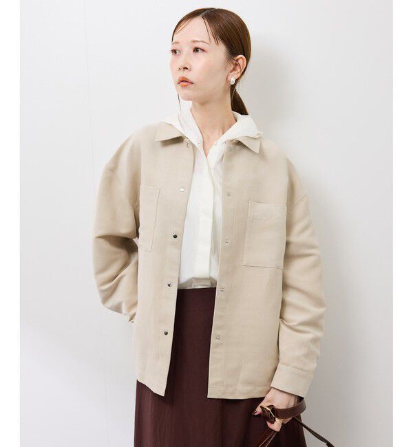 Rope&rsquo;Picnic「スエードシャツ」|シャツ・ブラウス|