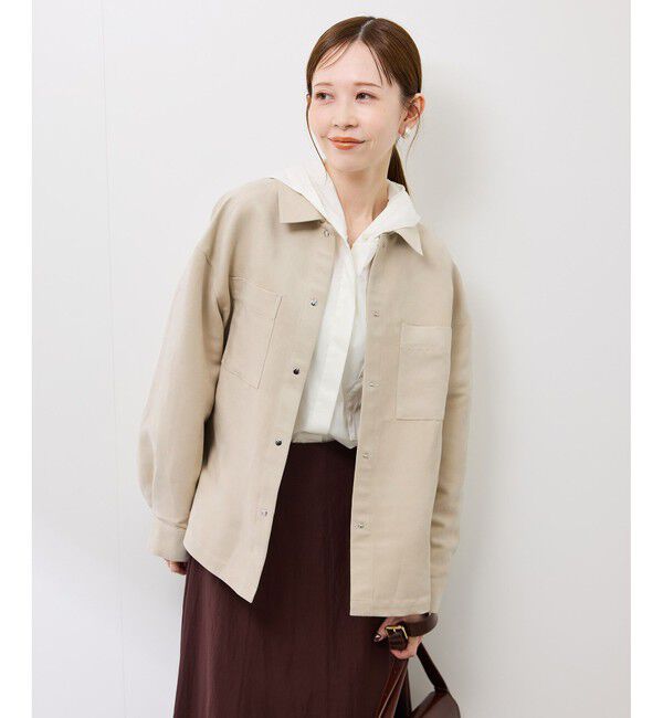 Rope&rsquo;Picnic「スエードシャツ」|シャツ・ブラウス|