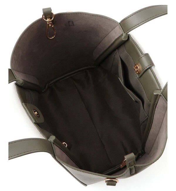 ROPE PICNIC PASSAGE「me fit BAG ホースヘア調コンビスクエアフォルムバッグ/2WAY」|トートバッグ|