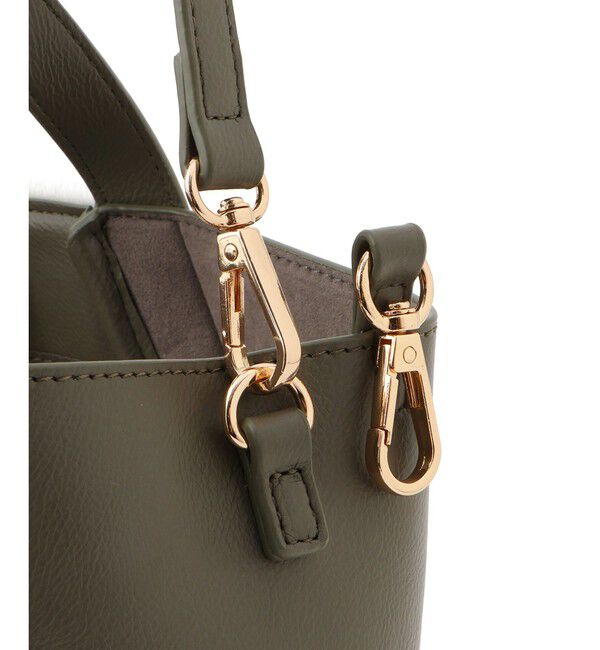 ROPE PICNIC PASSAGE「me fit BAG ホースヘア調コンビスクエアフォルムバッグ/2WAY」|トートバッグ|