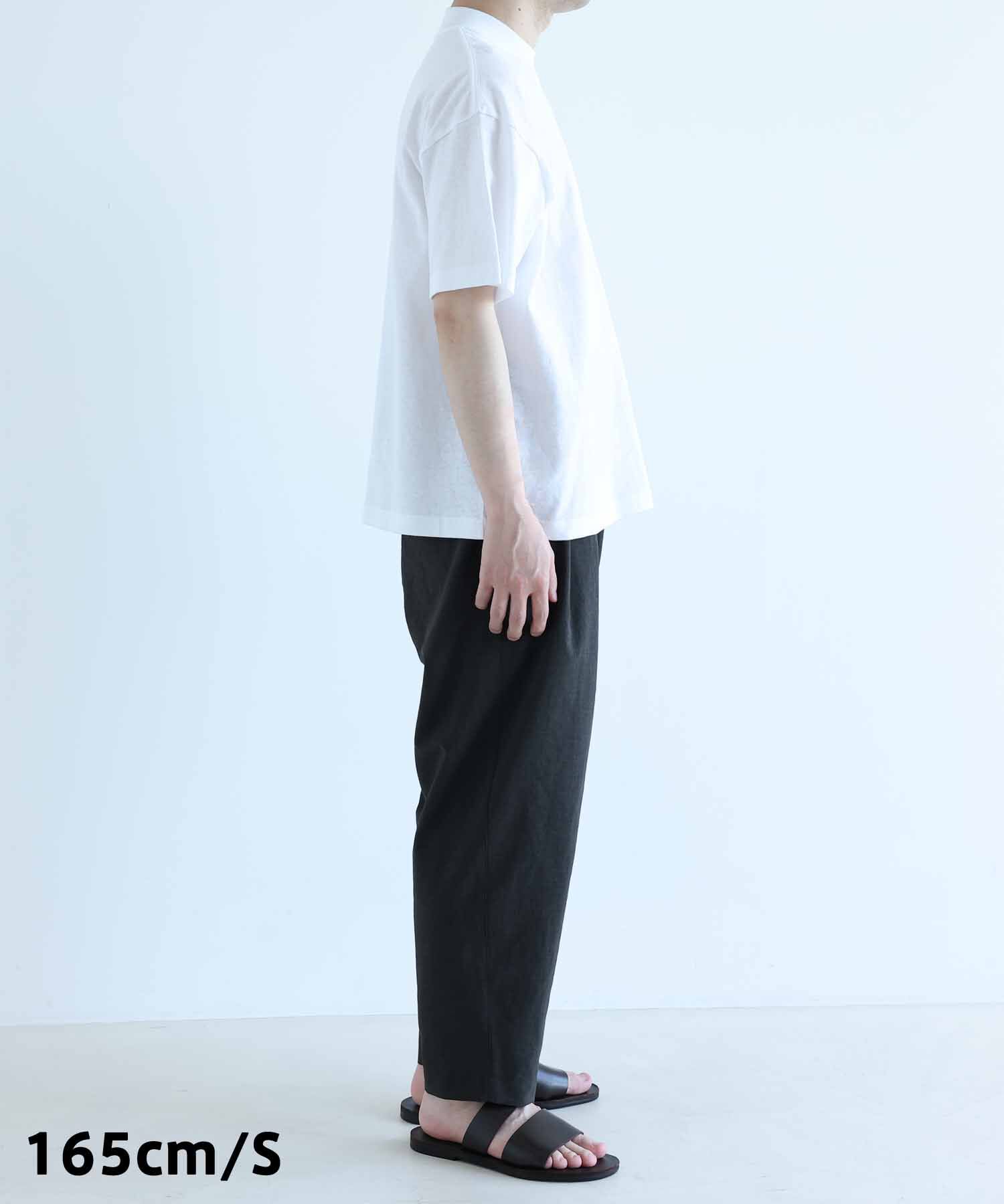 ADAM ET ROPE'「接触冷感 ワイド テーパード アンクルパンツ/イージーケア/吸水速乾」|その他|