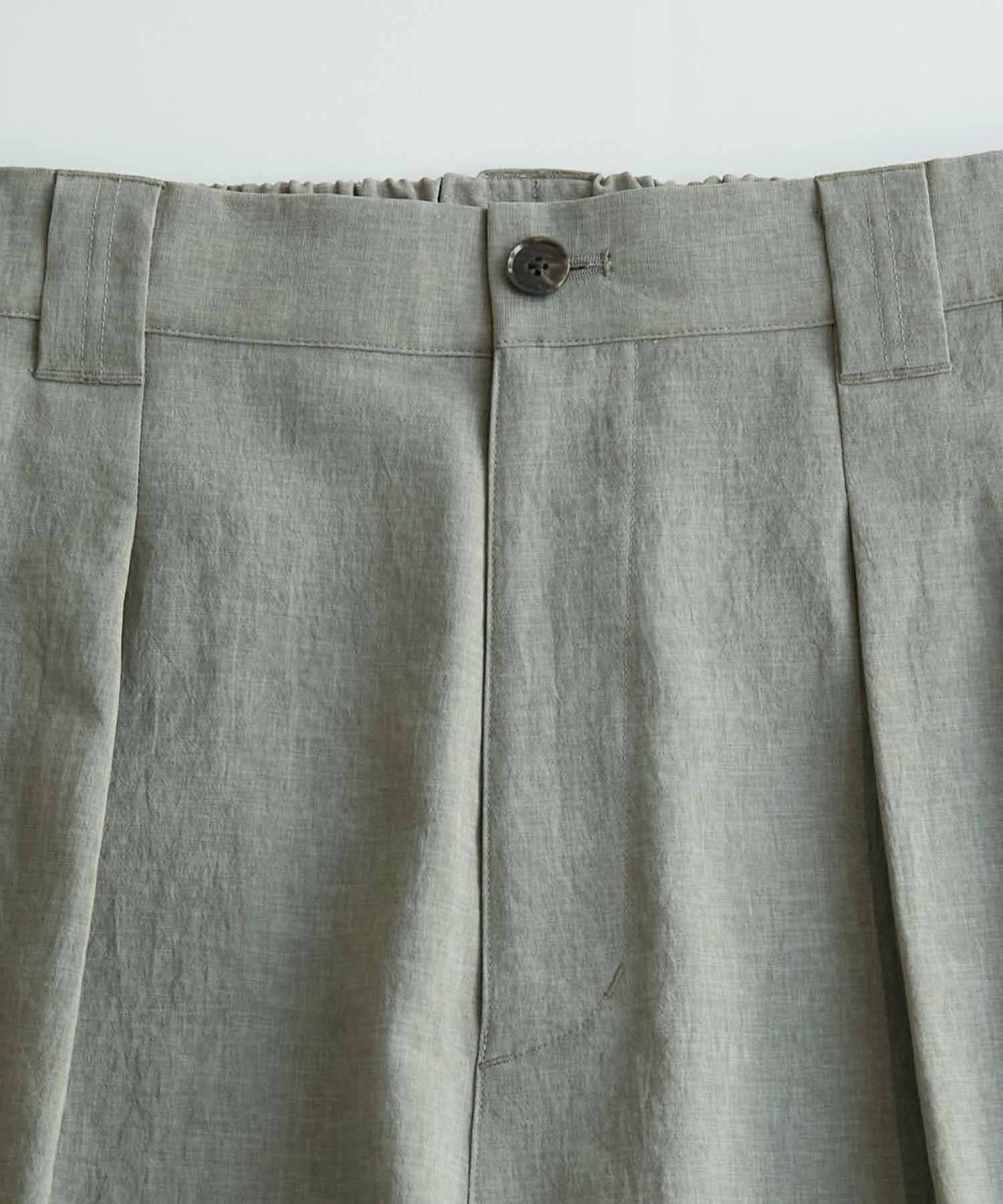 ADAM ET ROPE'「接触冷感 ワイド テーパード アンクルパンツ/イージーケア/吸水速乾」|その他|