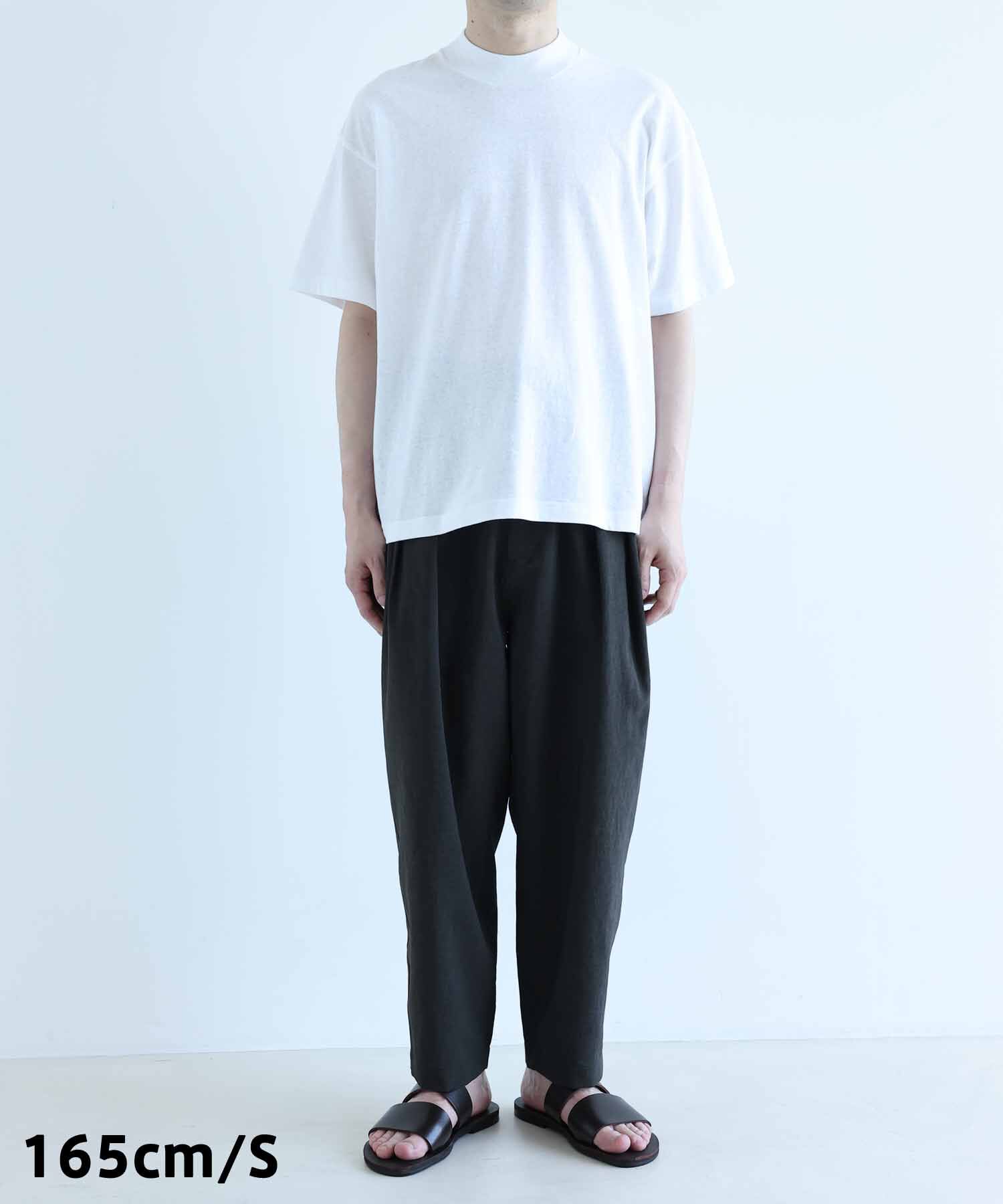 ADAM ET ROPE'「接触冷感 ワイド テーパード アンクルパンツ/イージーケア/吸水速乾」|その他|