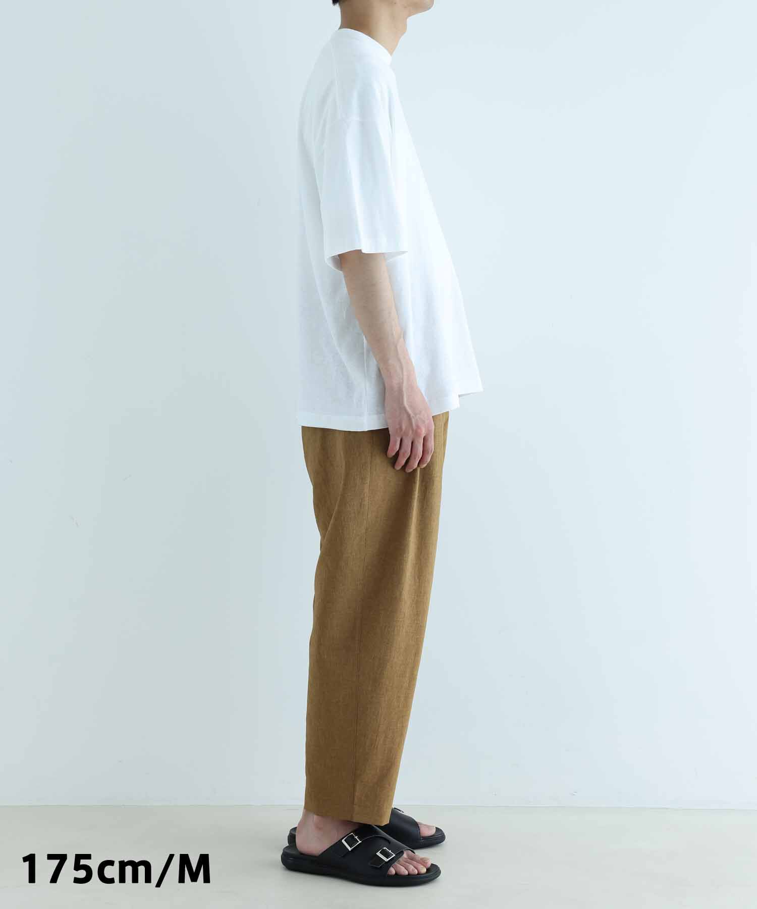 ADAM ET ROPE'「接触冷感 ワイド テーパード アンクルパンツ/イージーケア/吸水速乾」|その他|