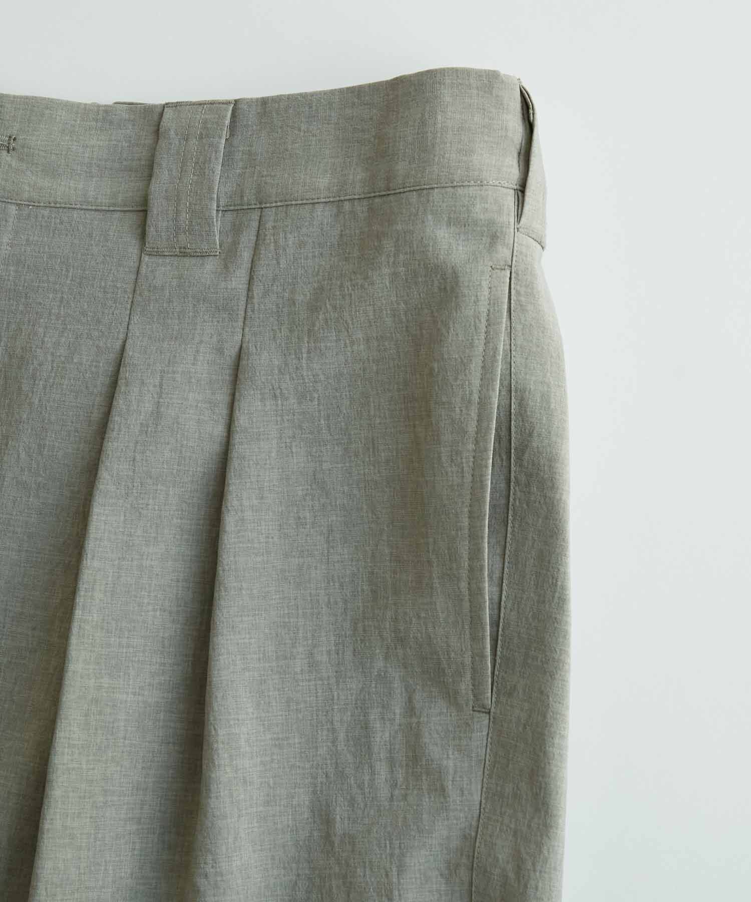 ADAM ET ROPE'「接触冷感 ワイド テーパード アンクルパンツ/イージーケア/吸水速乾」|その他|