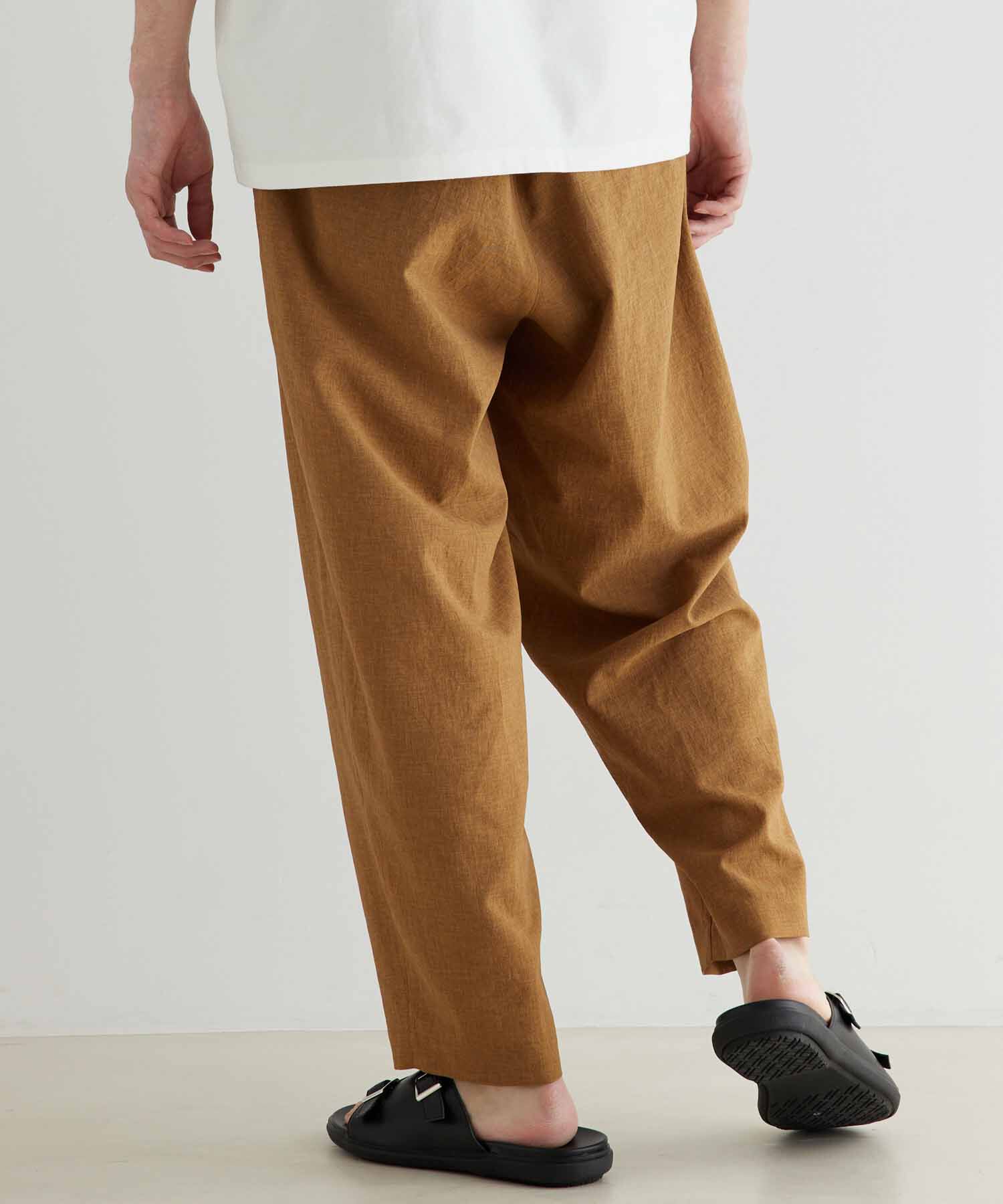 ADAM ET ROPE'「接触冷感 ワイド テーパード アンクルパンツ/イージーケア/吸水速乾」|その他|