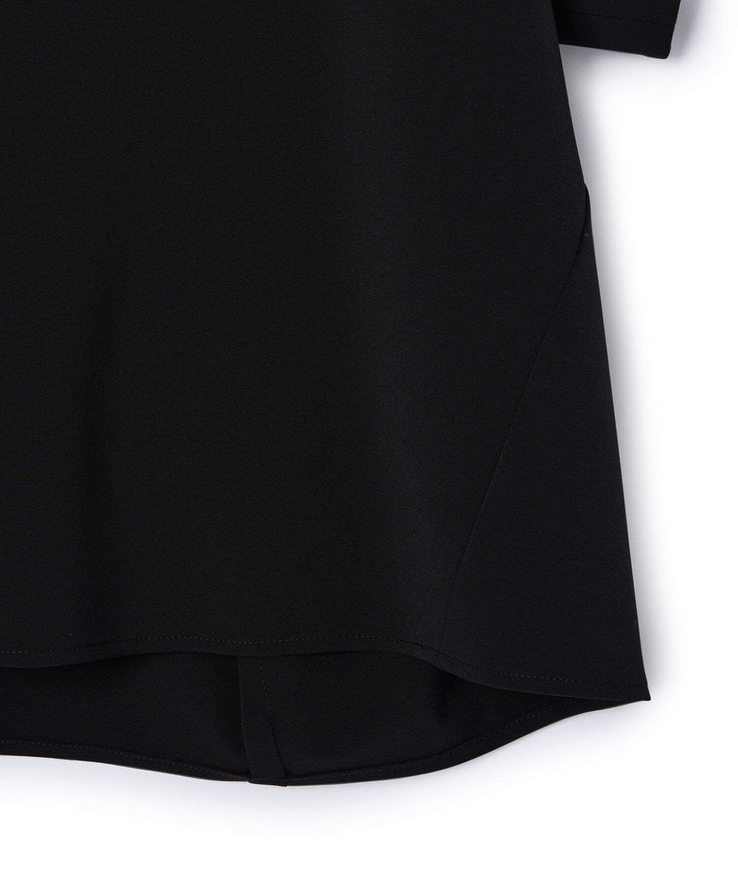 ADAM ET ROPE'「【サステナブル・セットアップ対応】フォルムバンドカラーシャツ」|シャツ・ブラウス|