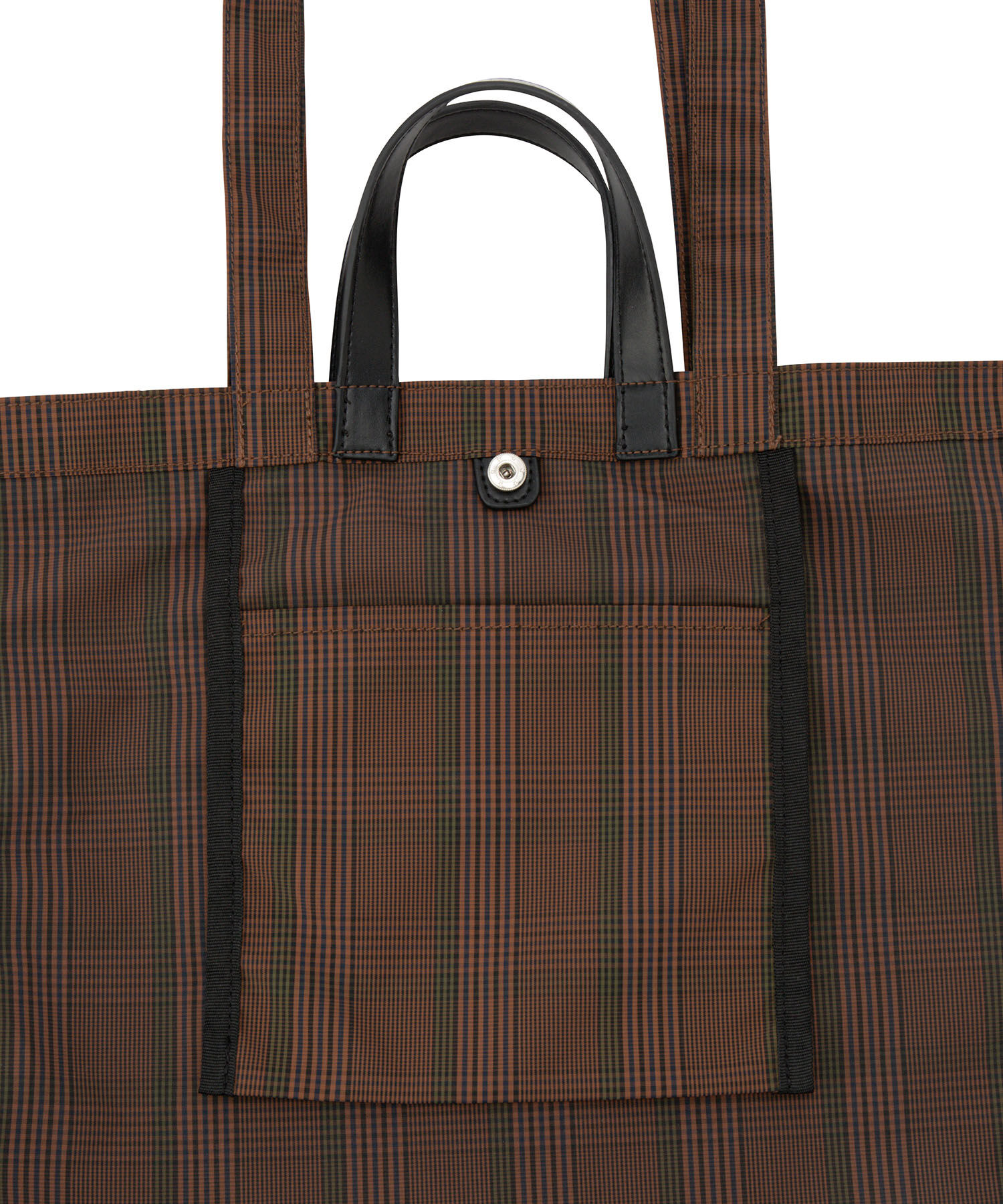 ADAM ET ROPE'「【サステナブル】2WAYチェックトートバッグ(撥水)」|トートバッグ|
