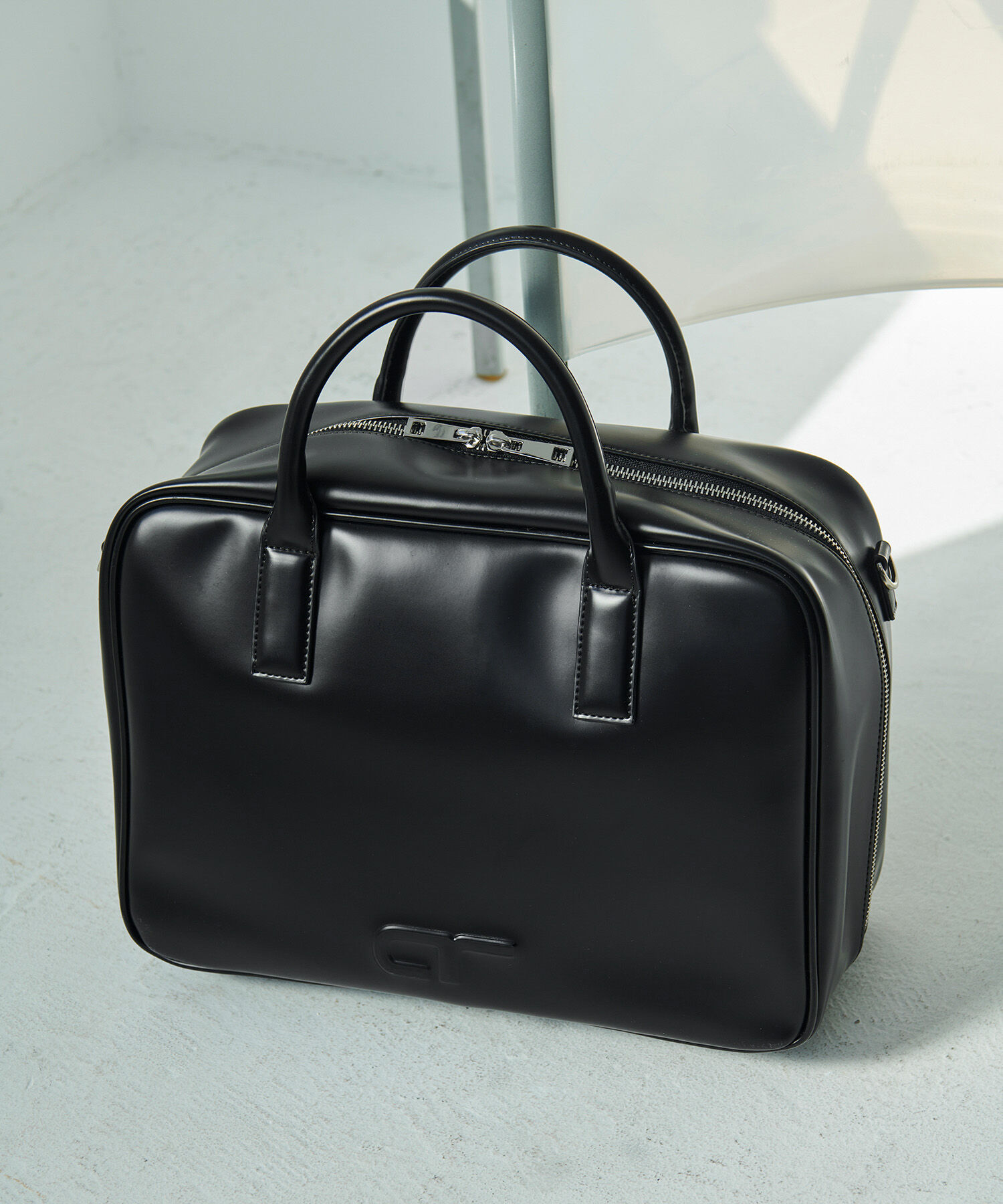 ADAM ET ROPE'「【サステナブル・一部WEB限定カラー】ロゴボストンビッグバッグ」|ボストンバッグ|