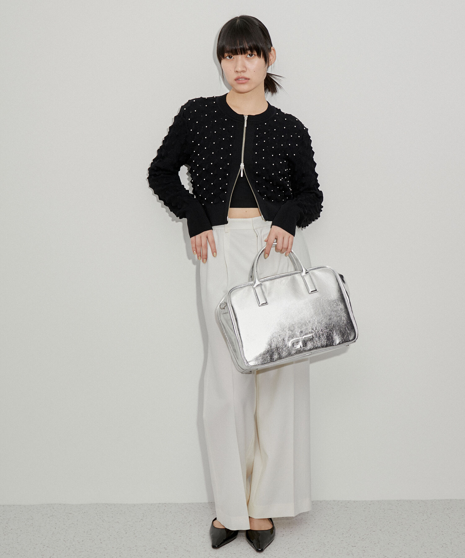 ADAM ET ROPE'「【サステナブル・一部WEB限定カラー】ロゴボストンビッグバッグ」|ボストンバッグ|