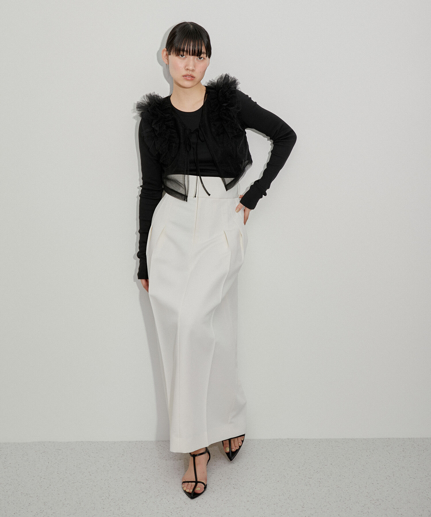 ADAM ET ROPE'「【サステナブル・SETアイテム】チュールロンTEE」|その他|