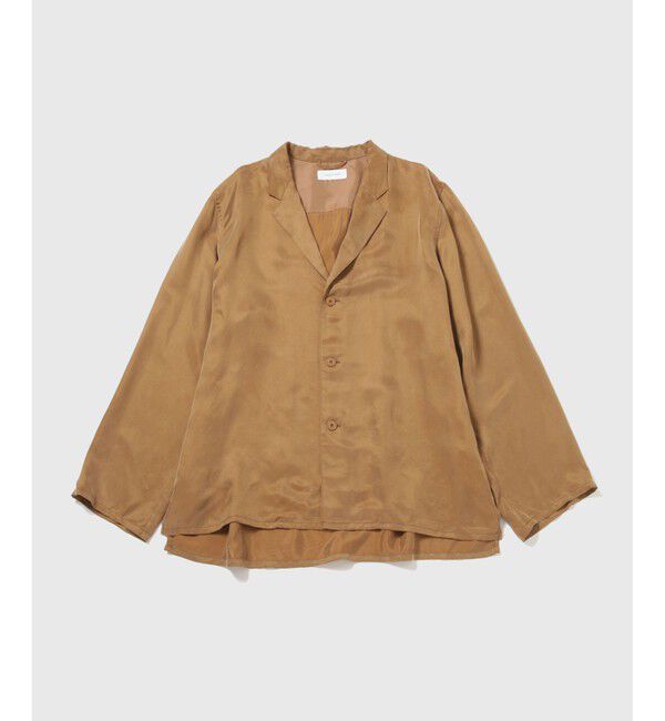 ADAM ET ROPE'「キュプラビスコース シャツジャケット / セットアップ対応」|シャツ・ブラウス|