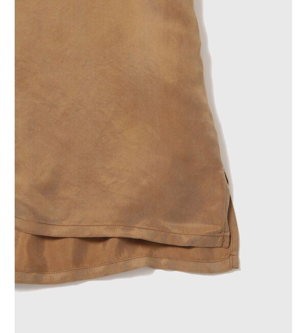 ADAM ET ROPE'「キュプラビスコース シャツジャケット / セットアップ対応」|シャツ・ブラウス|