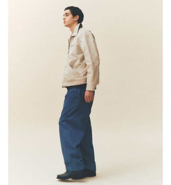 ADAM ET ROPE'「【小松マテーレ】デトロイトジャケット / コンパクトサテン」|ブルゾン・スタジャン|