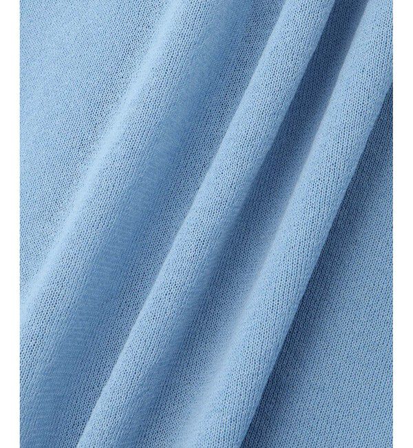 ADAM ET ROPE'「【WEB限定】・【サステナブル】メニーボタンシアーニットカーディガン」|カーディガン|