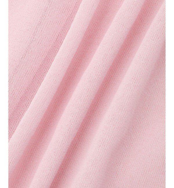 ADAM ET ROPE'「【WEB限定】・【サステナブル】メニーボタンシアーニットカーディガン」|カーディガン|