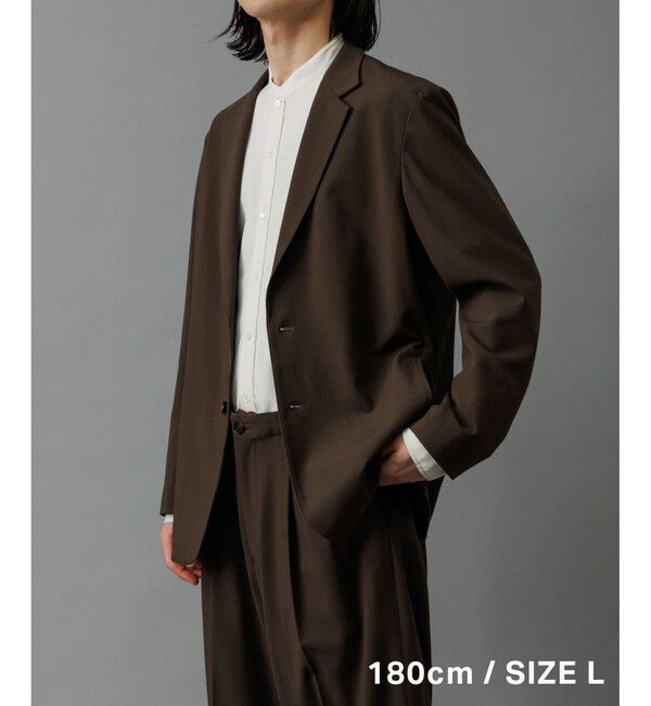 ADAM ET ROPE'「【Chambrer】テーラード イージー ジャケット / セットアップ対応」|テーラードジャケット|