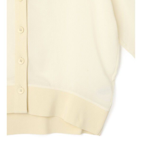 ADAM ET ROPE'「【接触冷感】ハイツイストボイルカーディガン」|カーディガン|