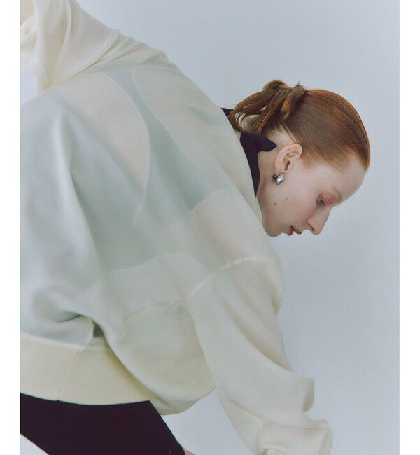 ADAM ET ROPE'「【接触冷感】ハイツイストボイルカーディガン」|カーディガン|