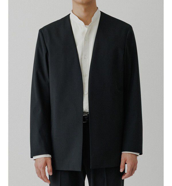 ADAM ET ROPE'「【DELEGANT】ルームジャケット / セットアップ対応」|ノーカラージャケット|