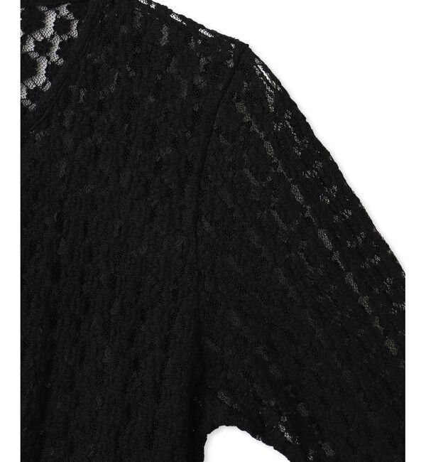 ADAM ET ROPE'「【WEB限定】レースジャージーカーディガン」|カーディガン|