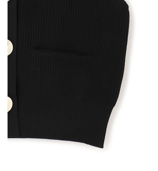 ADAM ET ROPE'「【WEB限定】・【サステナブル】ウェーブボタンVネックニットジレ」|ベスト・ジレ|