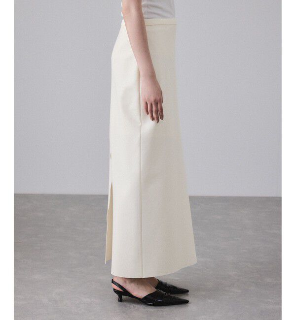 ADAM ET ROPE'「【EMOELLE】バックスリットIラインロングスカート」|スカート|