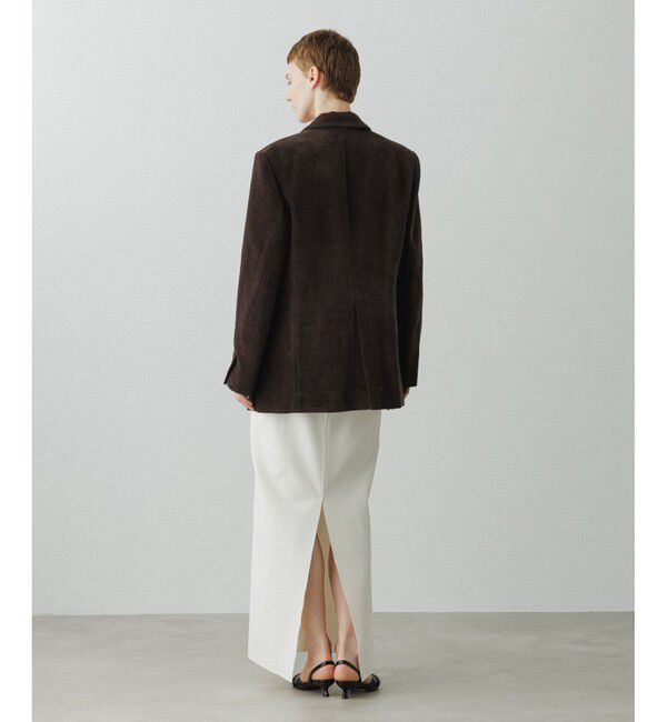 ADAM ET ROPE'「【EMOELLE】バックスリットIラインロングスカート」|スカート|