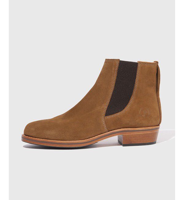 ADAM ET ROPE'「【La Botte Gardiane/ラボッテガーディアン】SIDEGORE BOOTS BARDIAN」|ロングブーツ|キャメル(25)