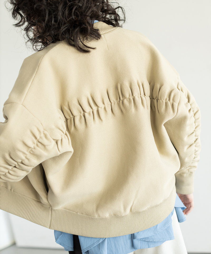  「ニットジップブルゾン」|ブルゾン・スタジャン|