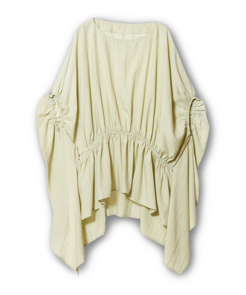  「ギャザーワイドブラウス」|シャツ・ブラウス|